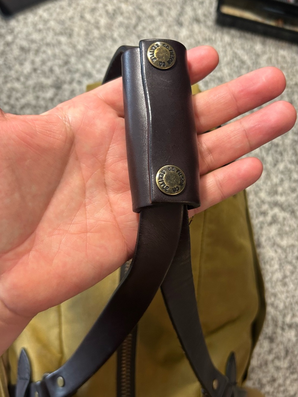 Filson Tin Cloth 48-Hour Duffle - Picture 5 of 8